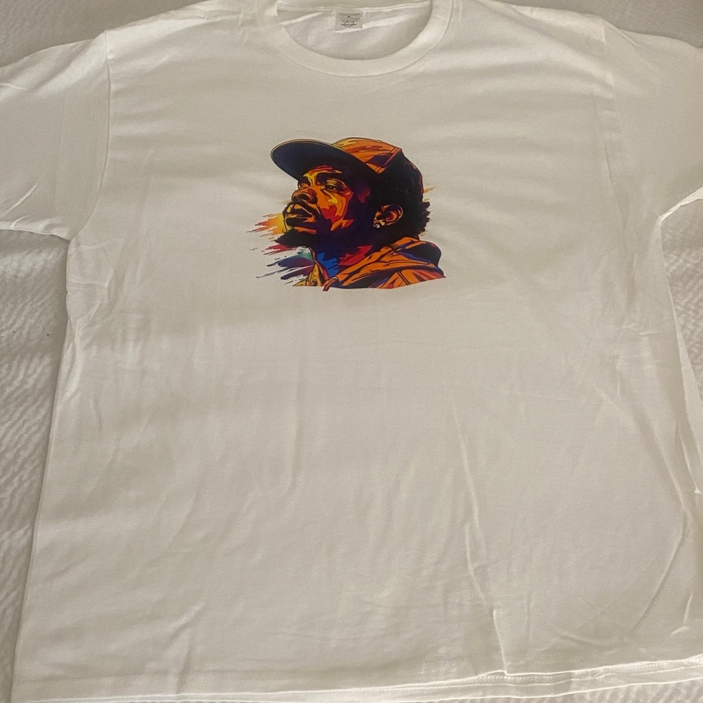White Graphic Men's T-Shirt